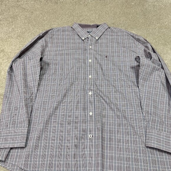 Izod Button Down Shirt Men’s Multicolored Long Sleeve Size XXL - Picture 6 of 11